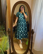 Women new look stylish and walk in comfort with our New cotton Middy Gown