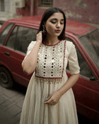 Chandra shashi anarkali kurta pant set