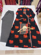 Beautiful Black Traditional Kurta Sets With Dupatta