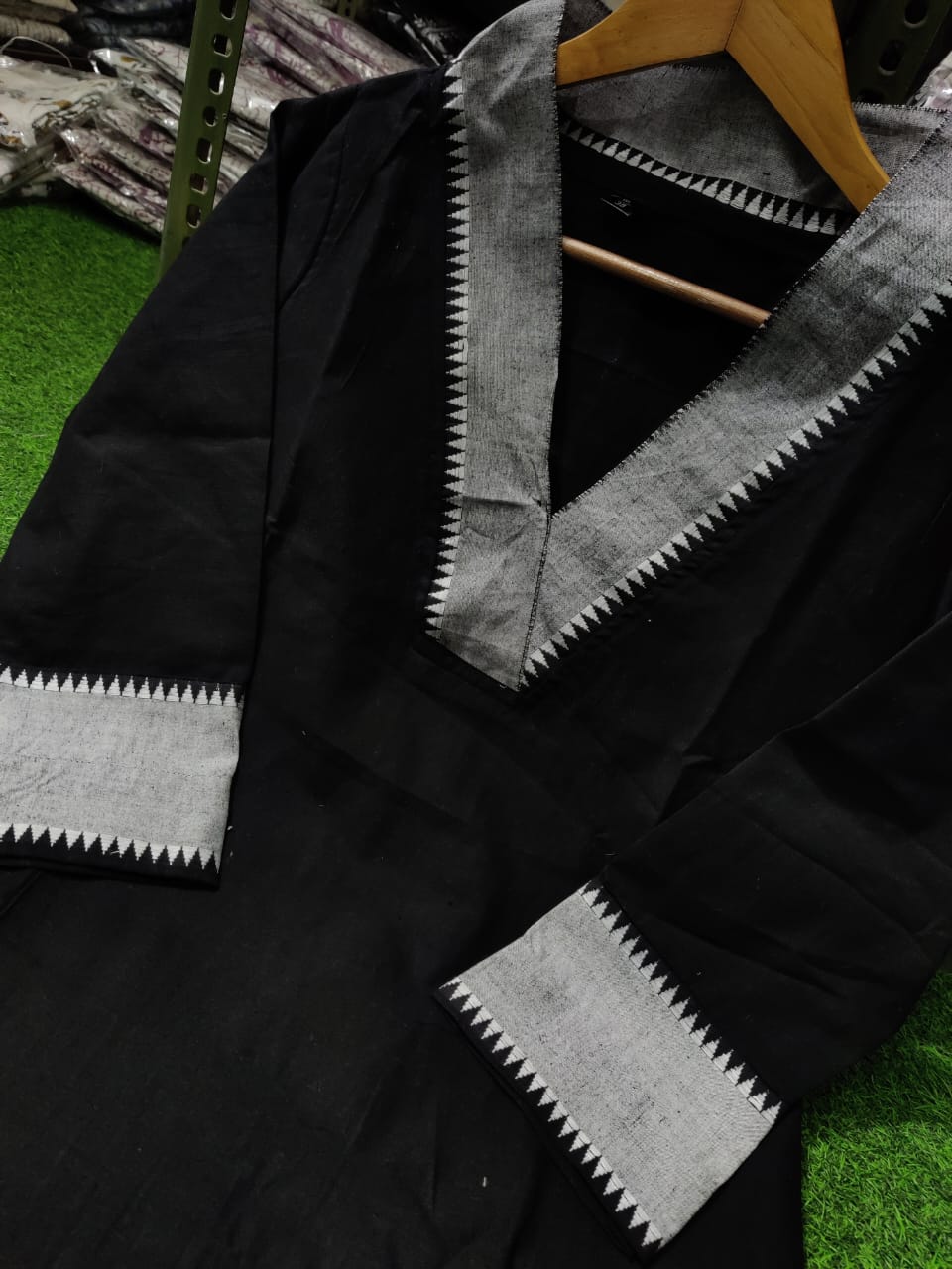 south cotton kurta and south cotton pant paired with south cotton duppata