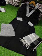 south cotton kurta and south cotton pant paired with south cotton duppata