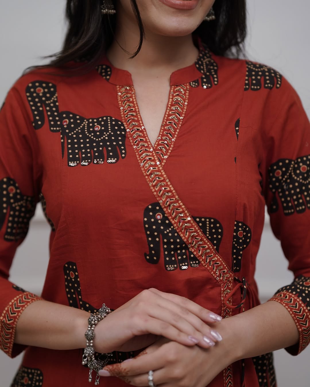 Beautiful Red Traditional Kurta Sets With A Contemporary Touch