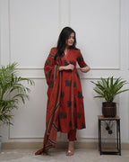 Beautiful Red Traditional Kurta Sets With A Contemporary Touch