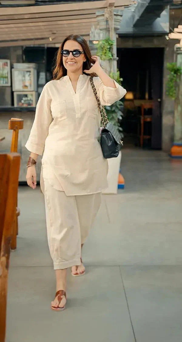 Neha   Relaxed Cotton Fit Co-ord Set